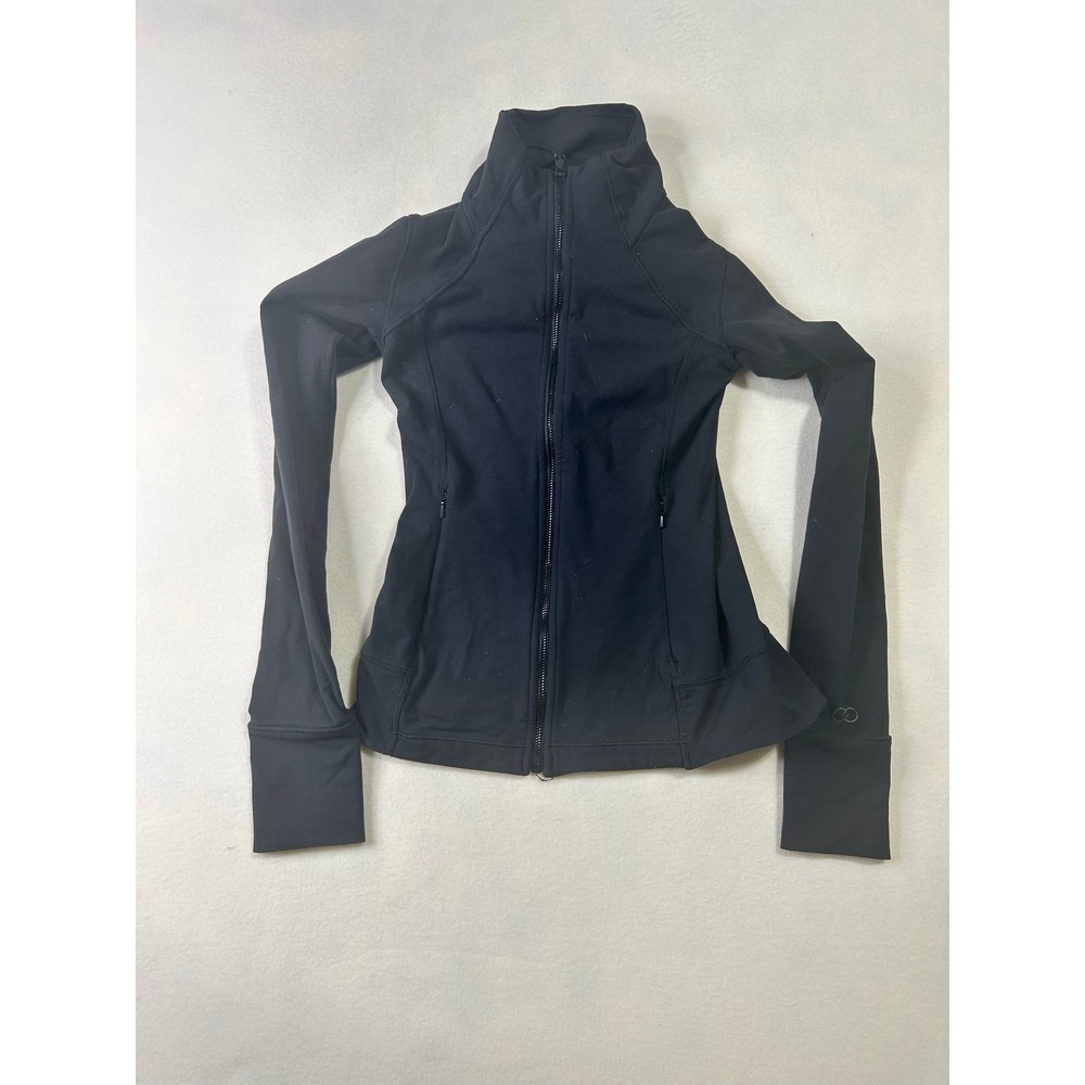 CALIA‎ by Carrie Underwood Womens Black Full Zip Athletic Jacket XS Mock Neck